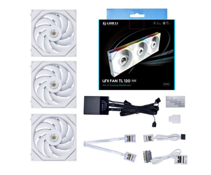 Wentylator Lian Li Uni Fan TL Series White Triple Pack 3x120mm